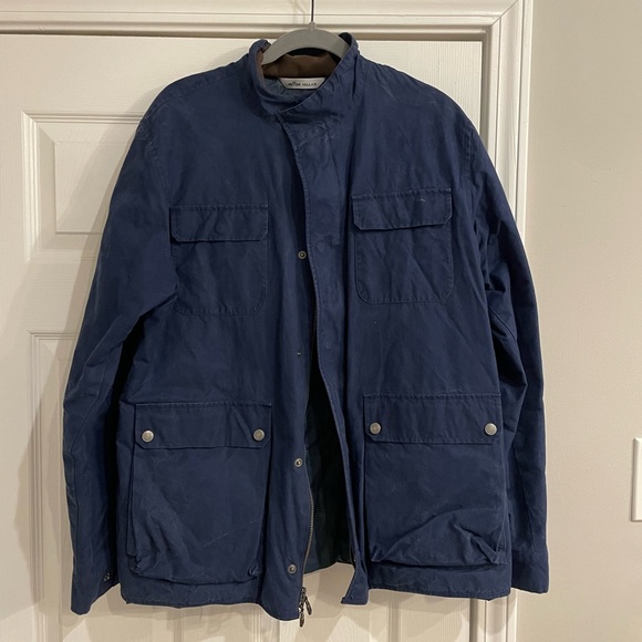 Peter Millar Navy Norfolk Bomber Jacket - Picture 1 of 4
